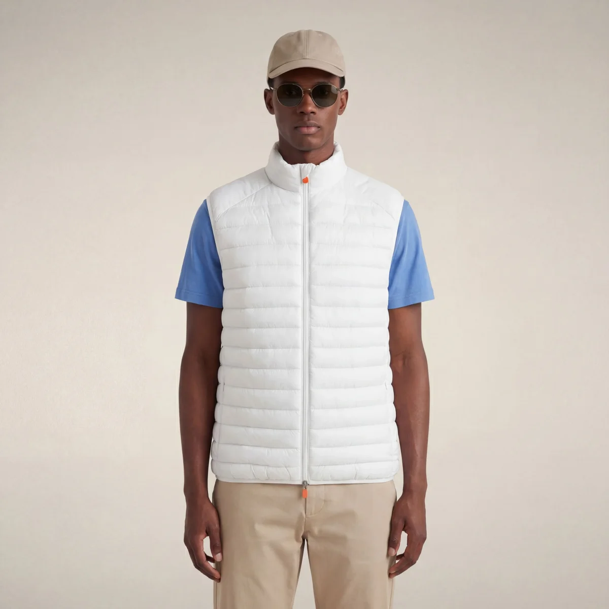 Gilet imbottito uomo Adam bianco – Image 6