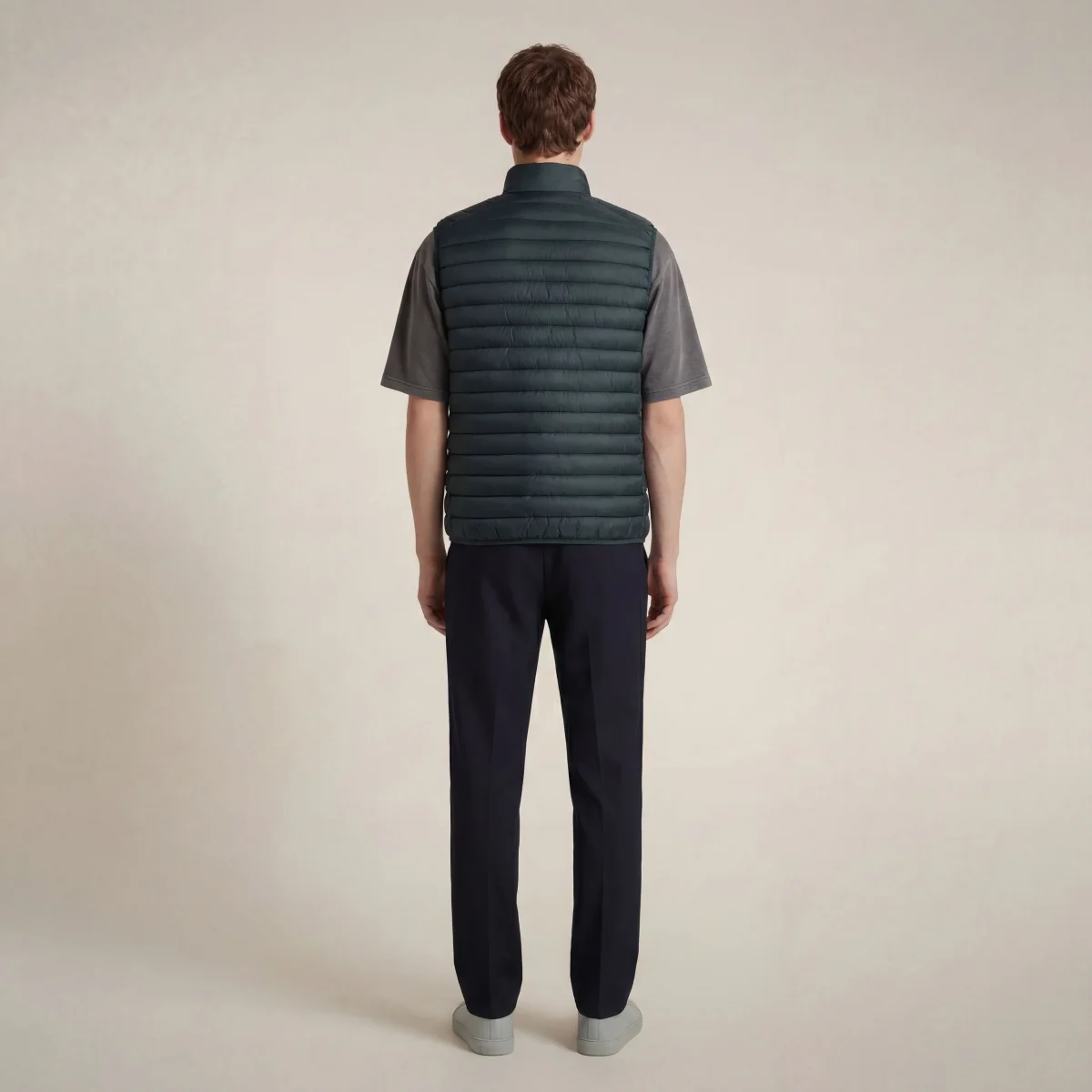 Gilet imbottito uomo Adam verde lucertola – Image 3