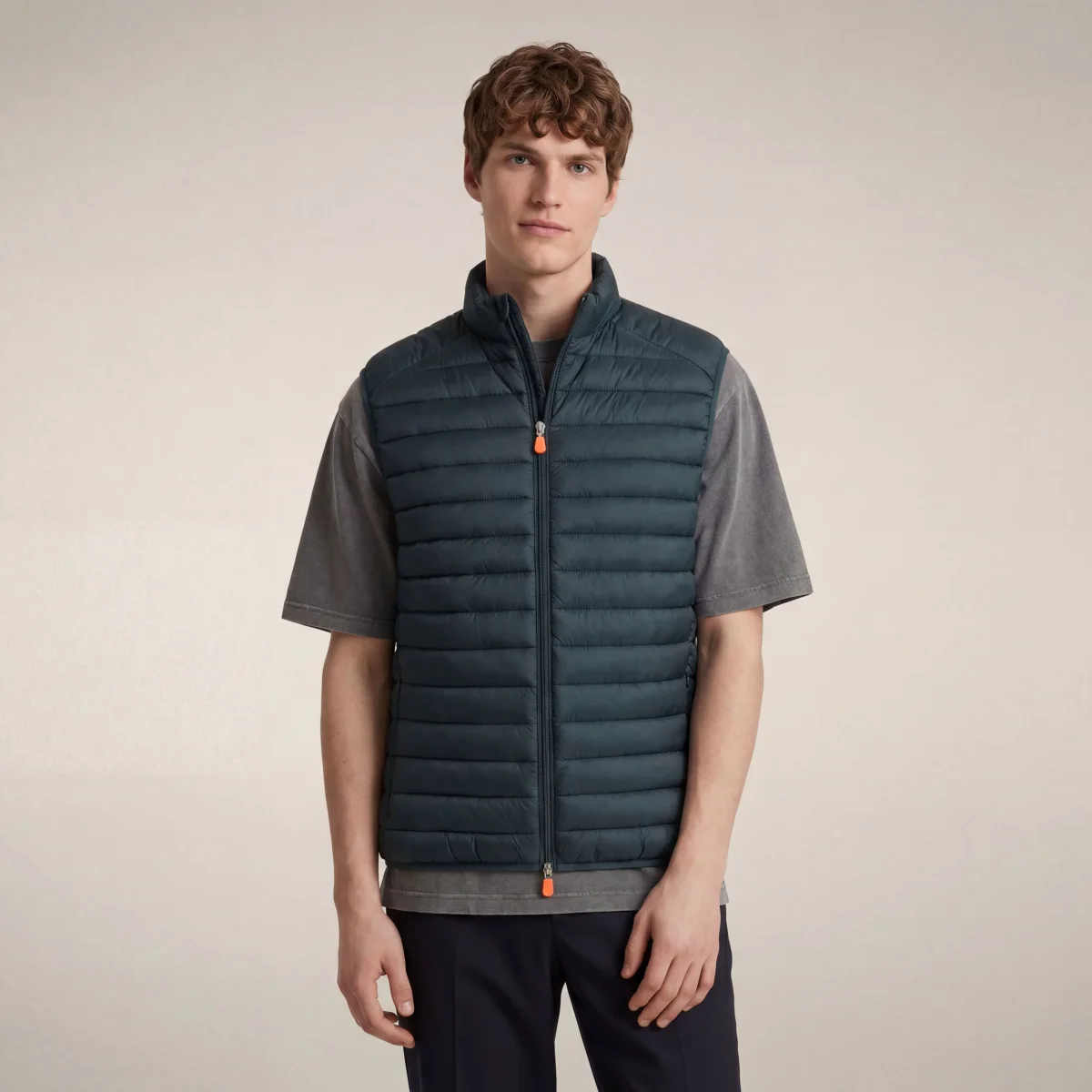 Gilet imbottito uomo Adam verde lucertola – Image 6