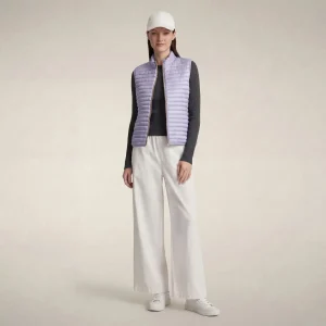 Gilet imbottito donna Arabella lilla opale
