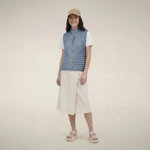 Gilet imbottito donna Arabella azzurro polvere