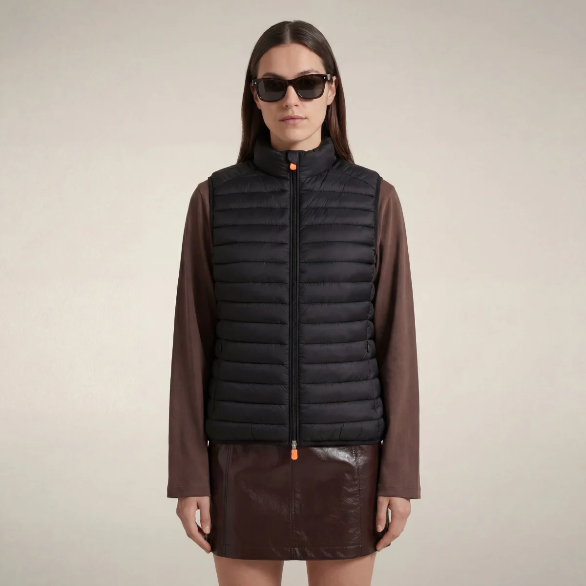 Gilet imbottito donna Charlotte Nero – Image 6