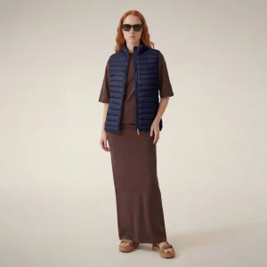 Gilet imbottito donna Charlotte blu navy