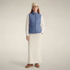 Gilet imbottito donna Charlotte blu fiordaliso