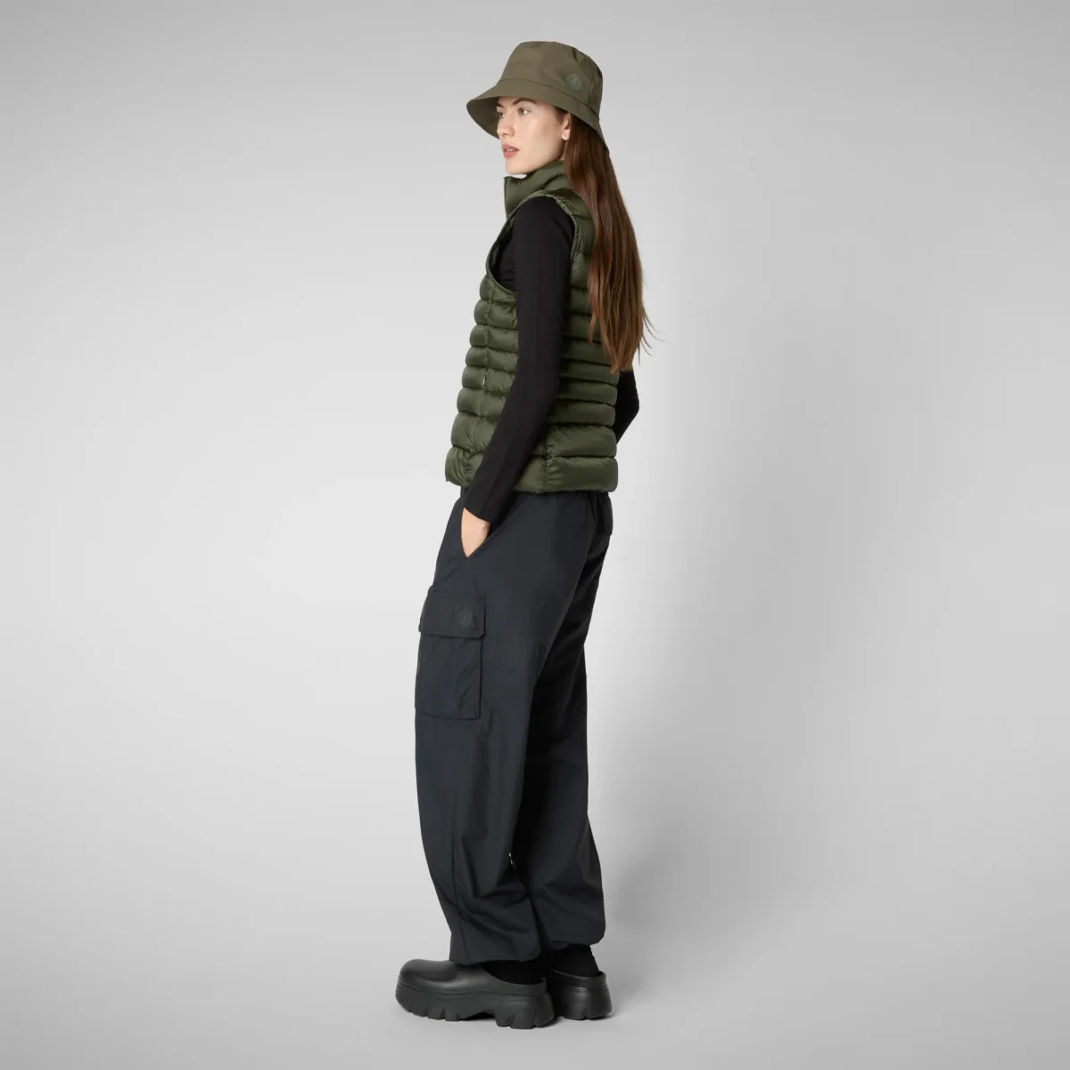 GILET DONNA LYNN VERDE BOSCO