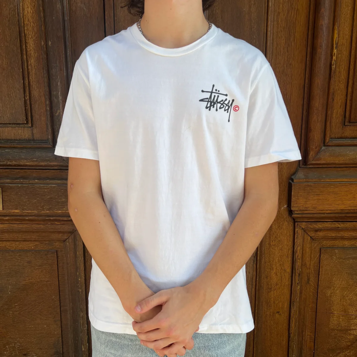 Basic tee Stussy blanc - M – Image 3