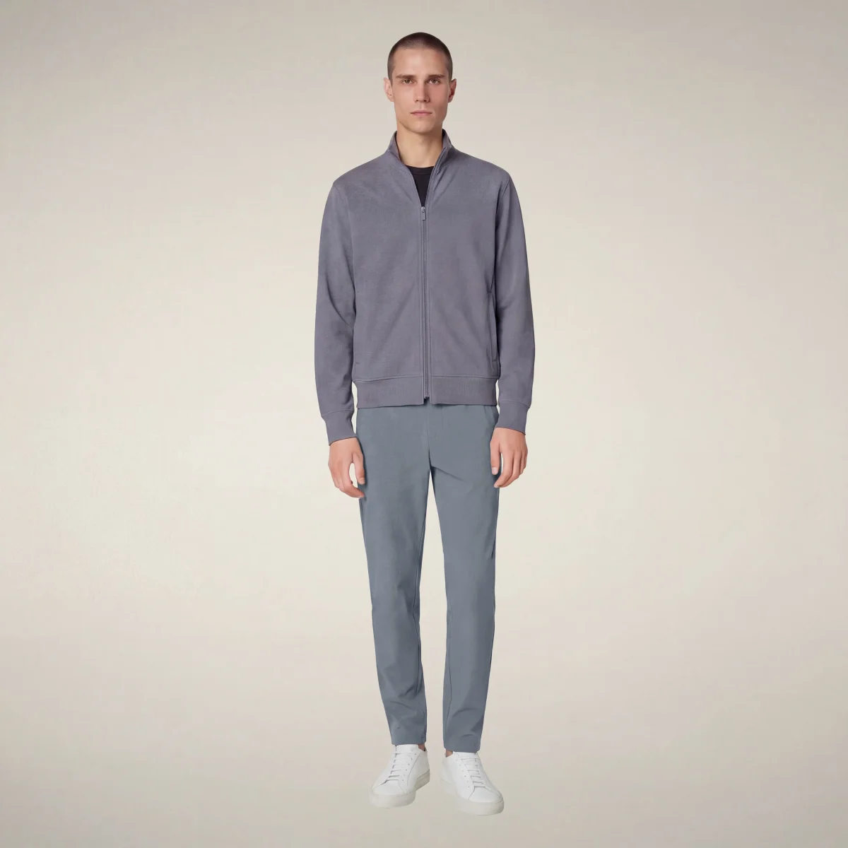 Pantaloni uomo slim Steve L.32 grigio pioggia- FYI