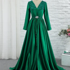 Caftan Robe de Mariage Vert