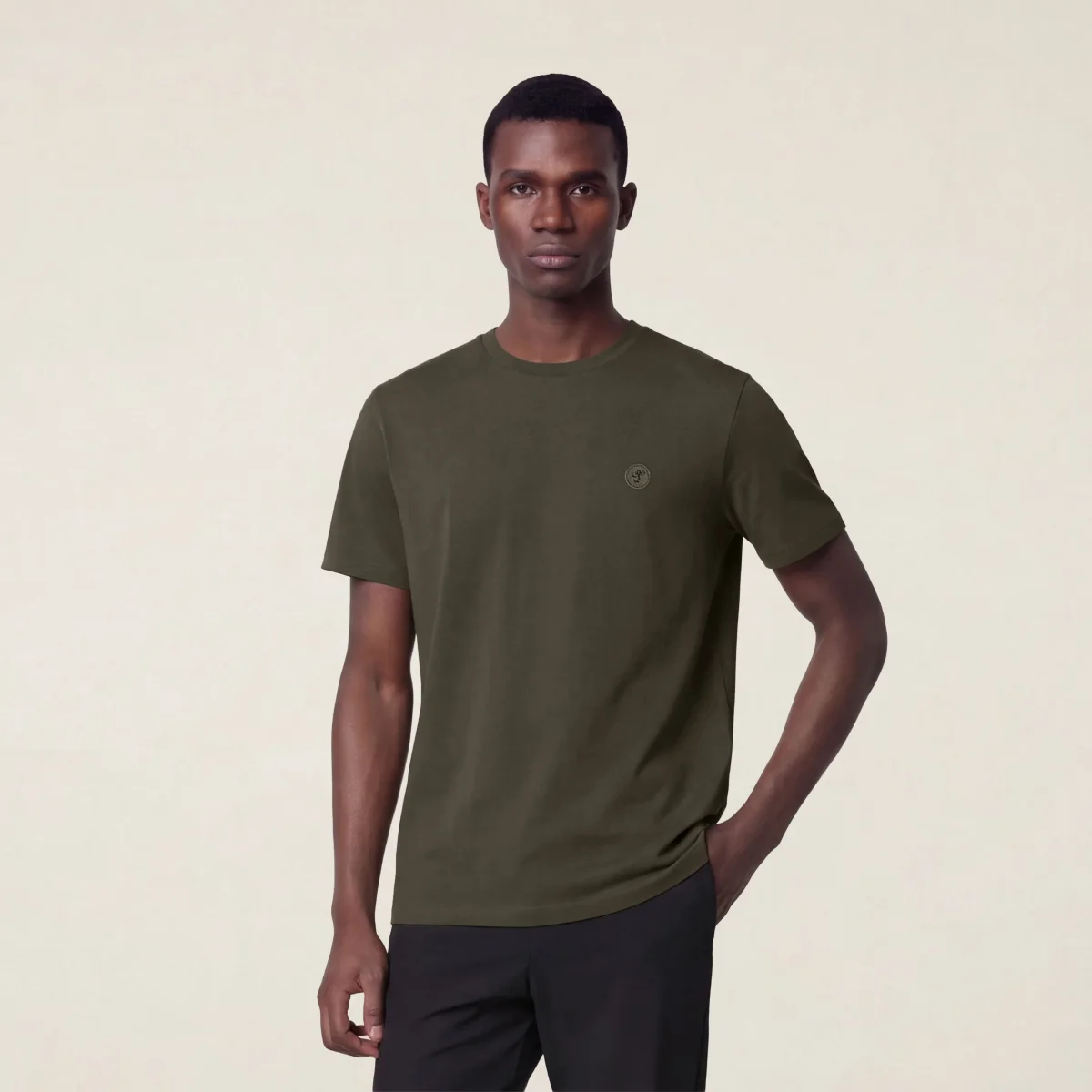 T-shirt Uomo Adelmar verde serpente – Image 6