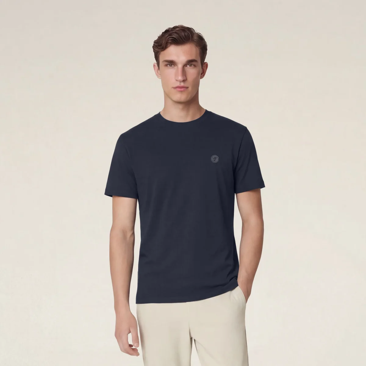 T-shirt Uomo Adelmar blu navy – Image 6