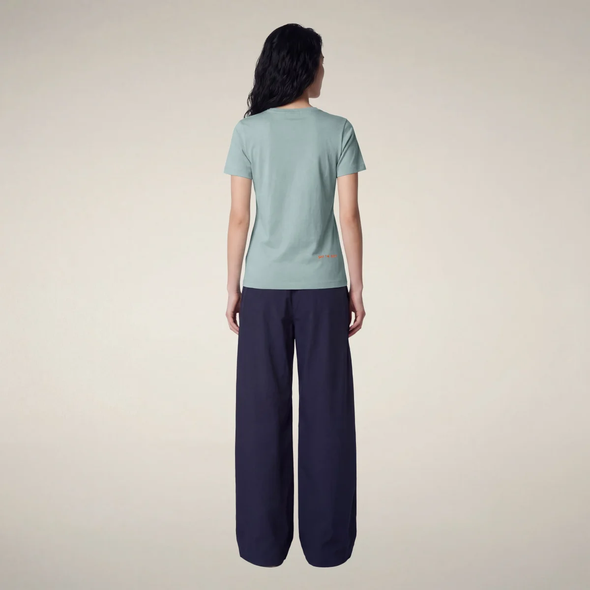 T-shirt donna Annabeth azzurro isola- FYI – Image 3