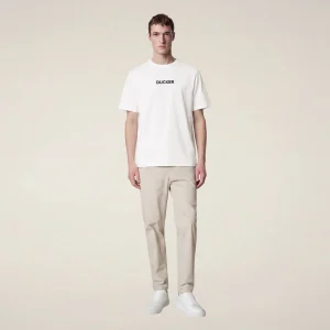T-shirt uomo Nalo bianco con stampa DUCKER