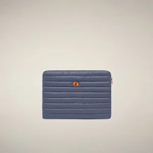 Porta PC trapuntato Vesta blu fiordaliso