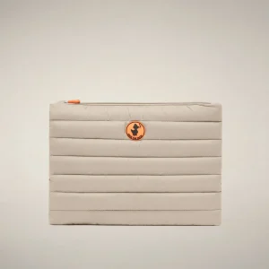 Pouch trapuntata Thalassa beige crema
