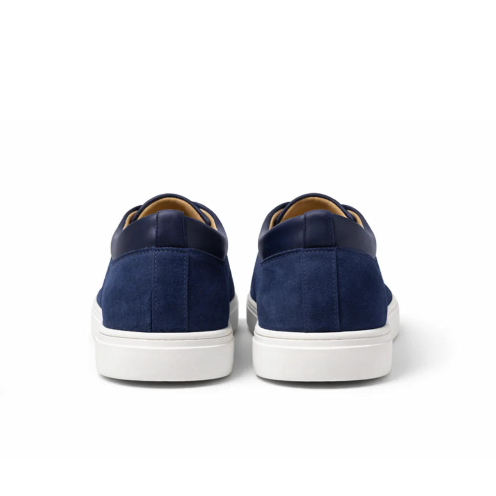 Chaussure homme daim bleu marine – Image 5