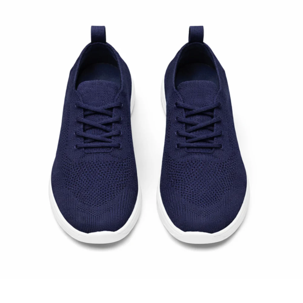 Basket basses toile bleu marine – Image 4