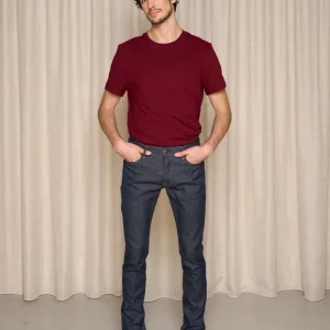 Divio Bleu  93% Lin/ 7% élasthanne