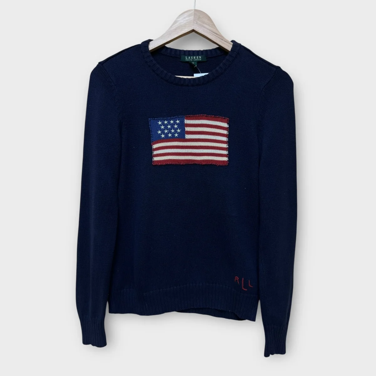 Pull Flag Ralph Lauren bleu - S Femme – Image 5