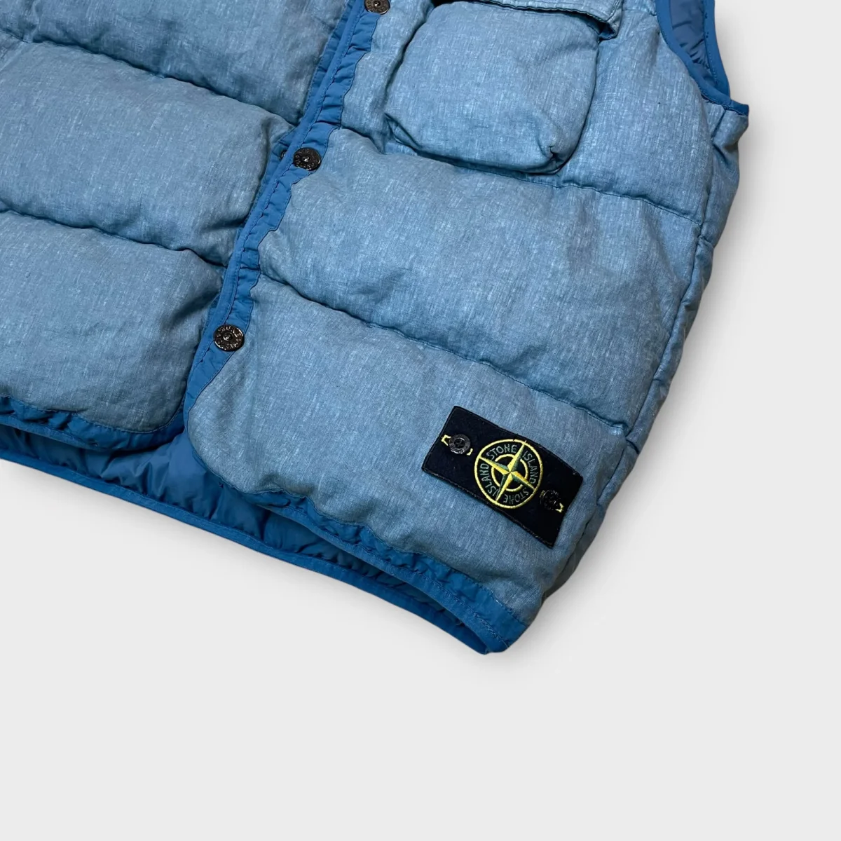 Doudoune sans manche Stone Island bleu - XL – Image 5