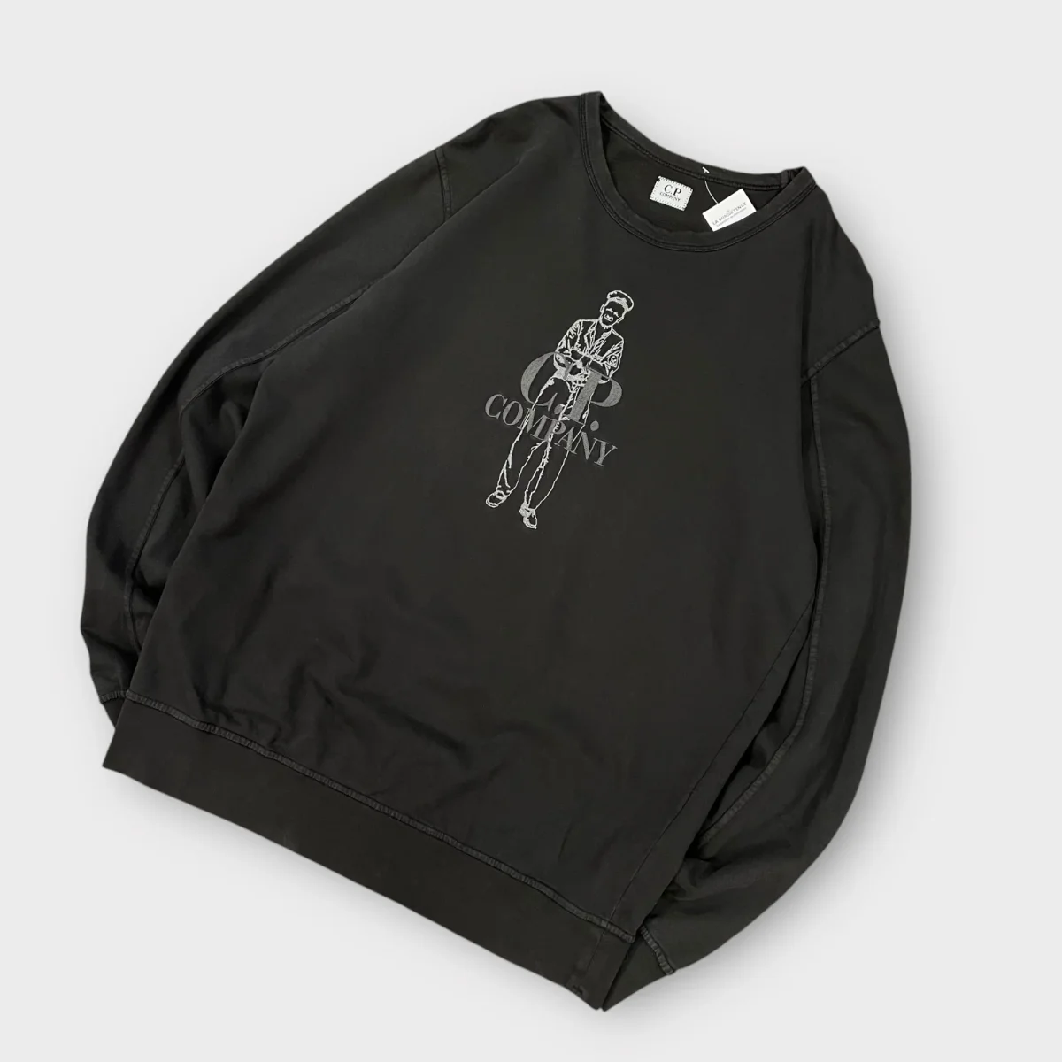 Sweat CP Company gris foncé "British sailor" - L – Image 4