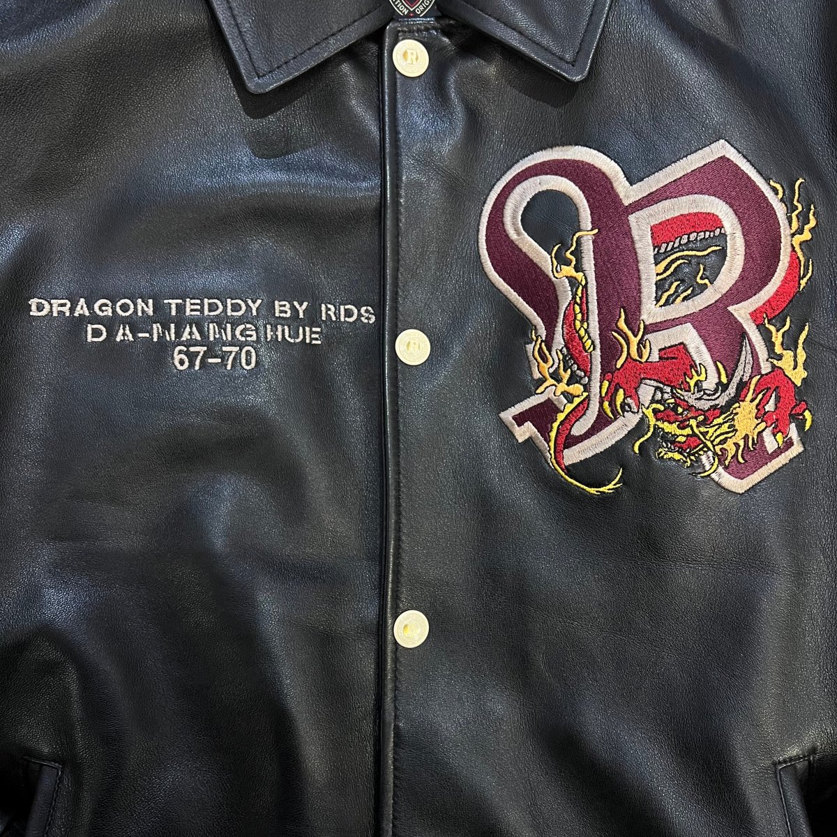 Veste Redskin Cuir Edition Limité Dragon - M – Image 4