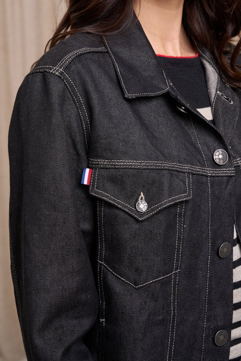 Tolosa noire 100% Lin pour femme – Image 3