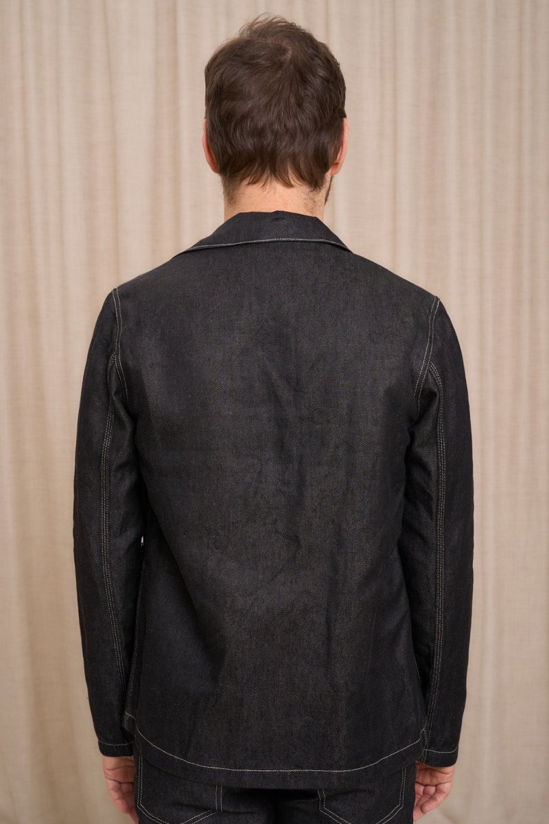 Corensi noire 100% Lin pour homme – Image 4