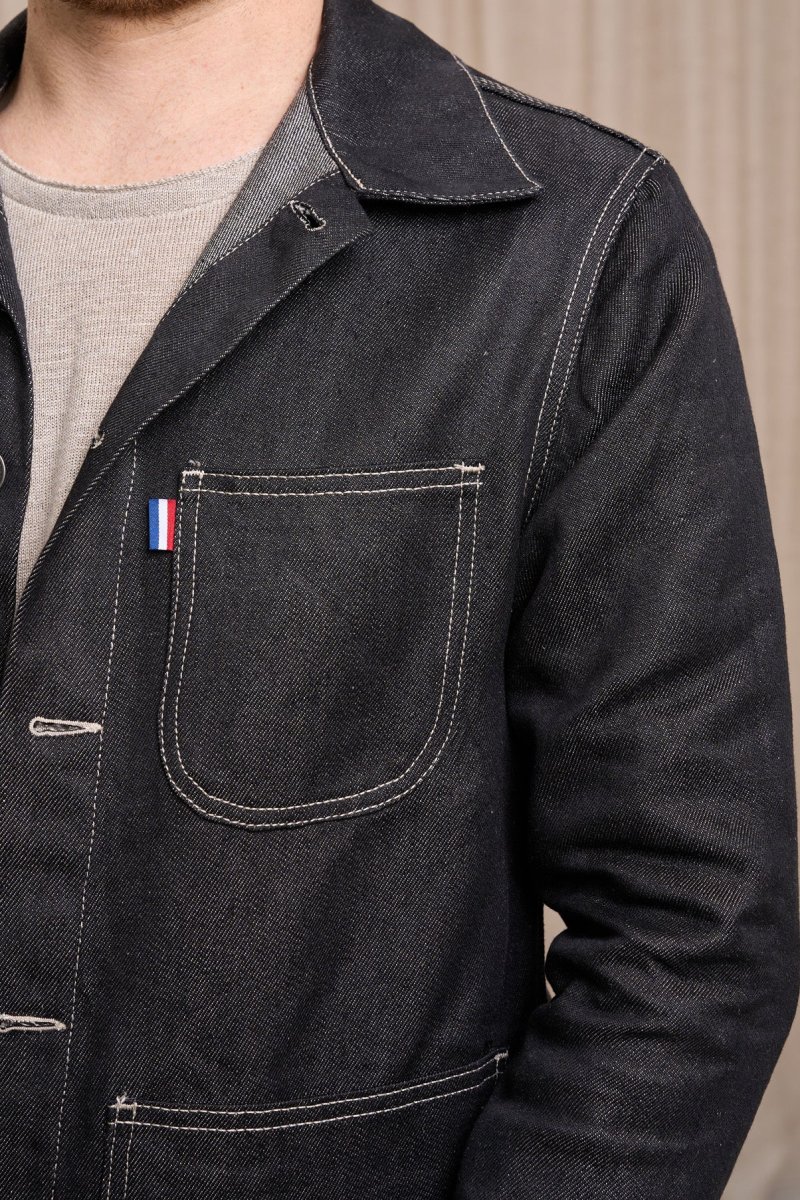 Corensi noire 100% Lin pour homme – Image 3