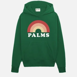 SWEAT VERT À CAPUCHE "PALMS"