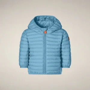 Piumino neonato unisex Nene blu ozono