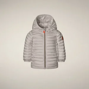 Piumino baby neonata Lucy beige sabbia