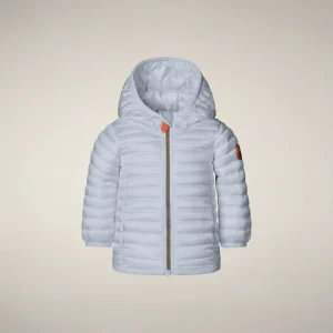 Piumino baby neonata Lucy azzurro alba