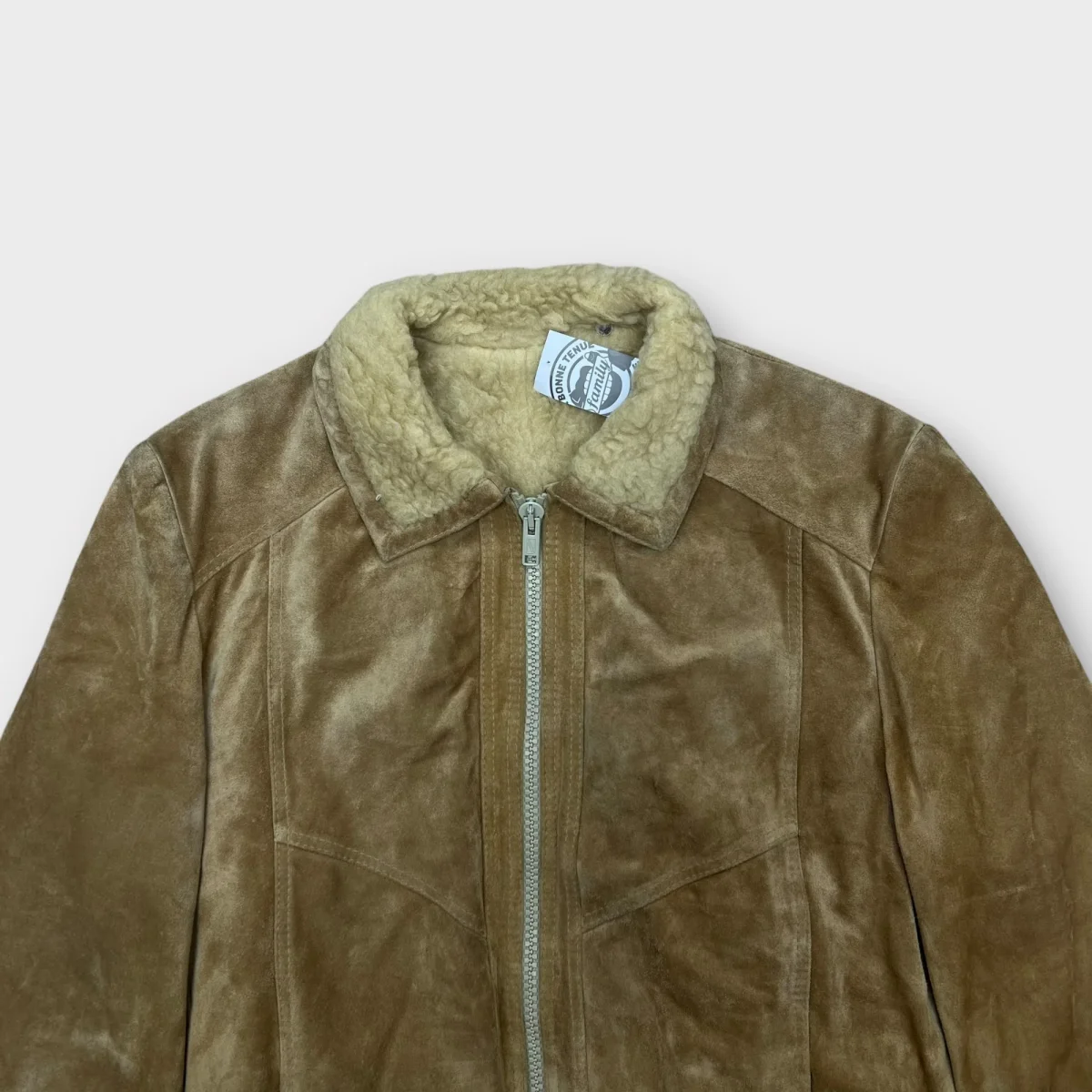 Veste en Daim Beige - XL – Image 3