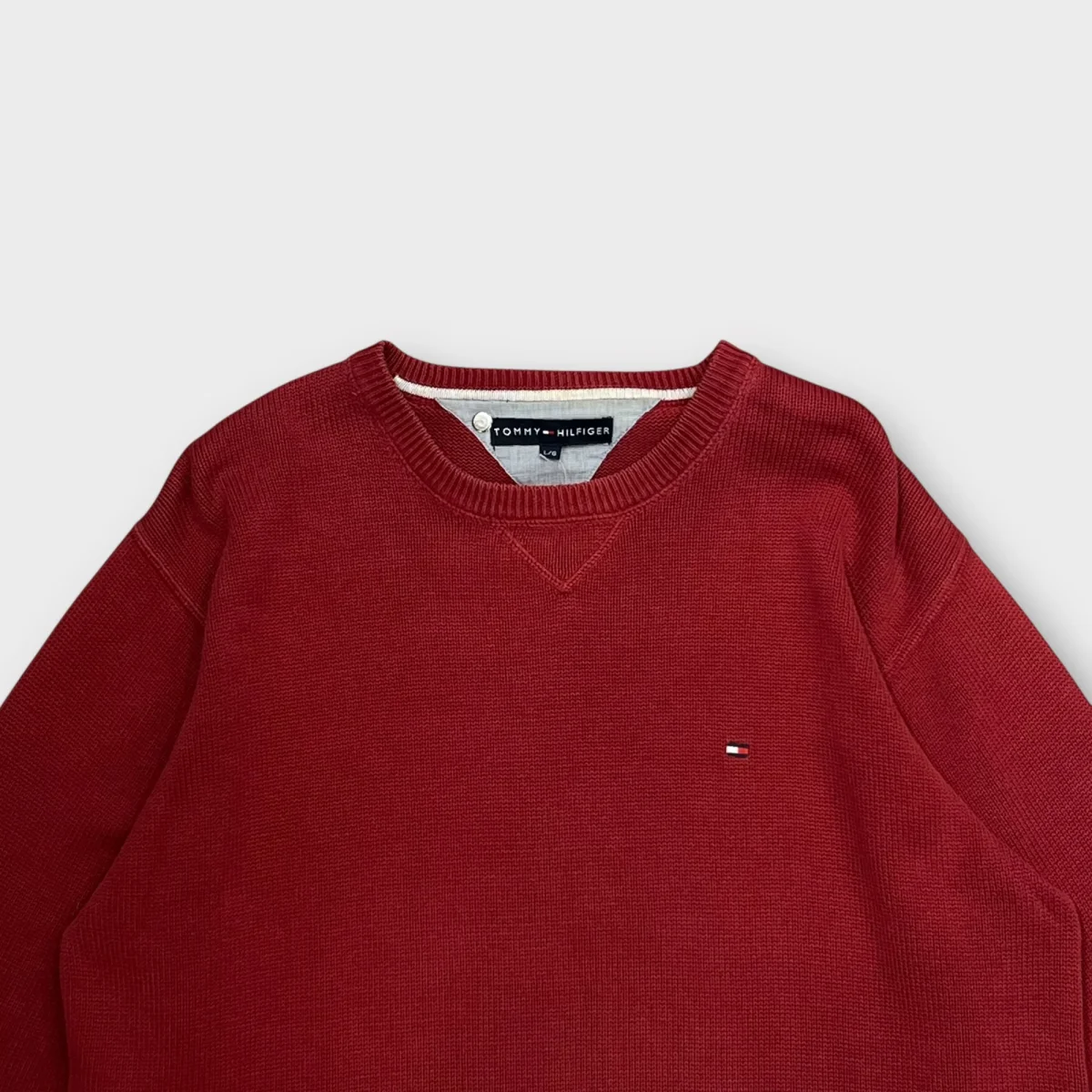Pull Tommy Hilfiger Rouge - L – Image 3