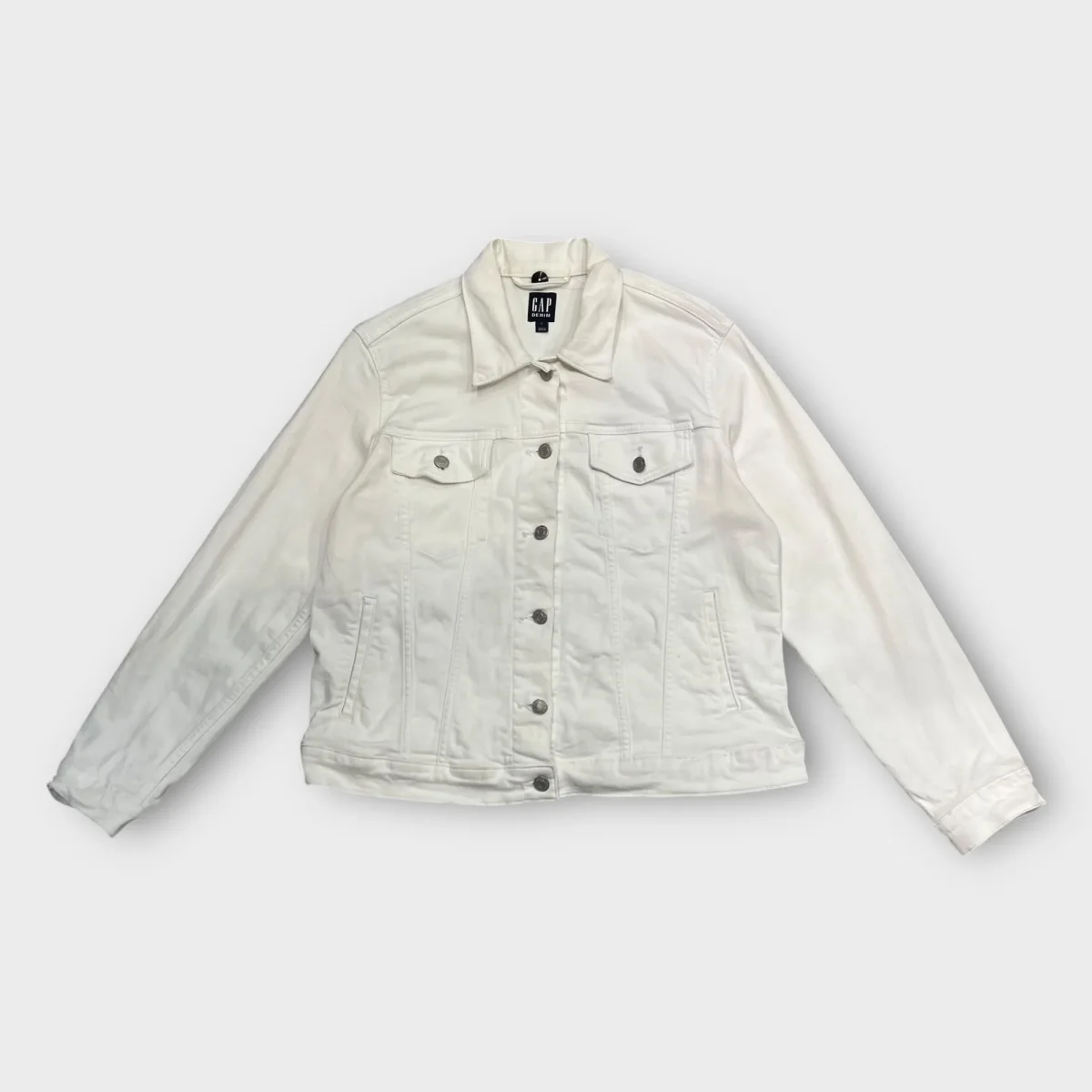 Veste en jean GAP Blanche - L