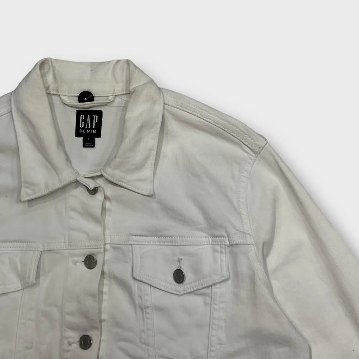 Veste en jean GAP Blanche - L – Image 4