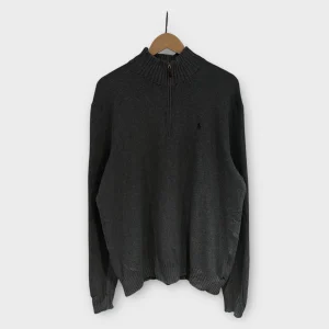 1/4 Zip Ralph Lauren Gris - L