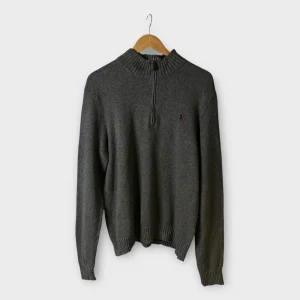 1/4 Zip Ralph Lauren Gris - L