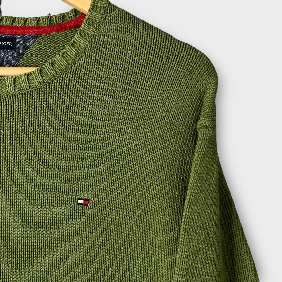 Pull Tommy Hilfiger Vert - M – Image 4
