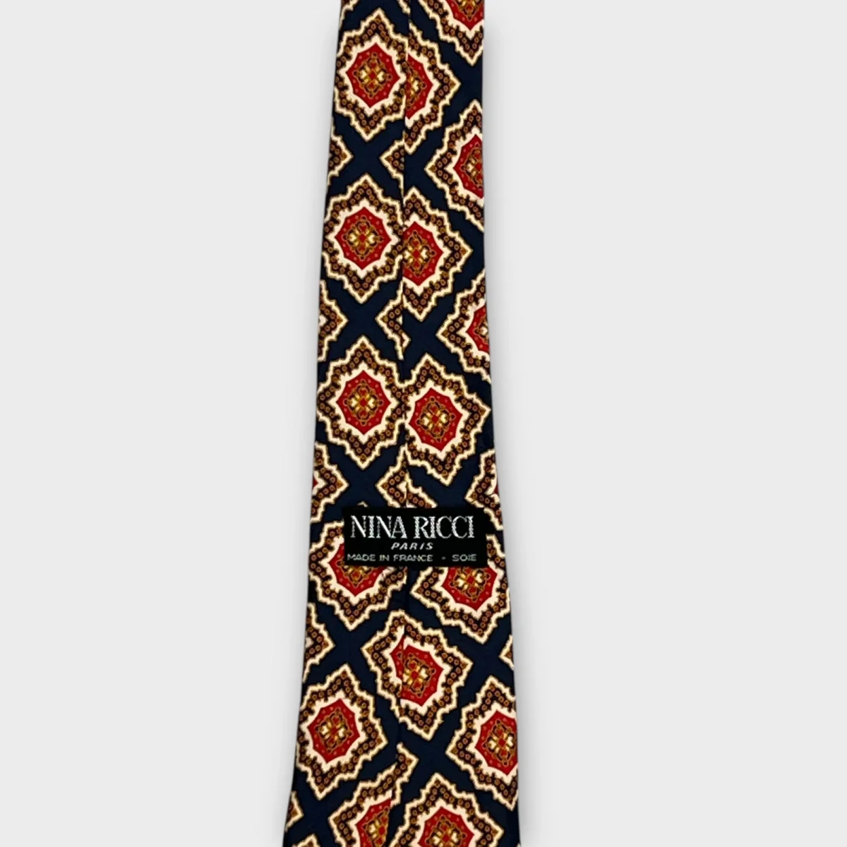 Cravate Nina Ricci Made in France 100% Soie - TU – Image 3