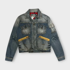 Veste Jean Y2K Hip Hop Bleu - L (Fit M)