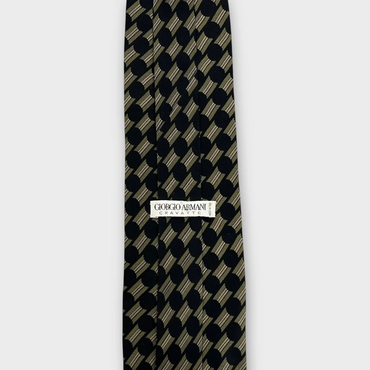 Cravate Giorgio Armani Made in Italy 100% Soie - TU – Image 3