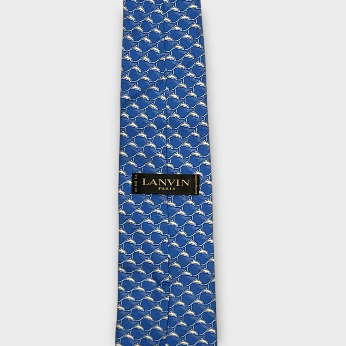 Cravate Lanvin Made in France 100% Soie - TU – Image 3