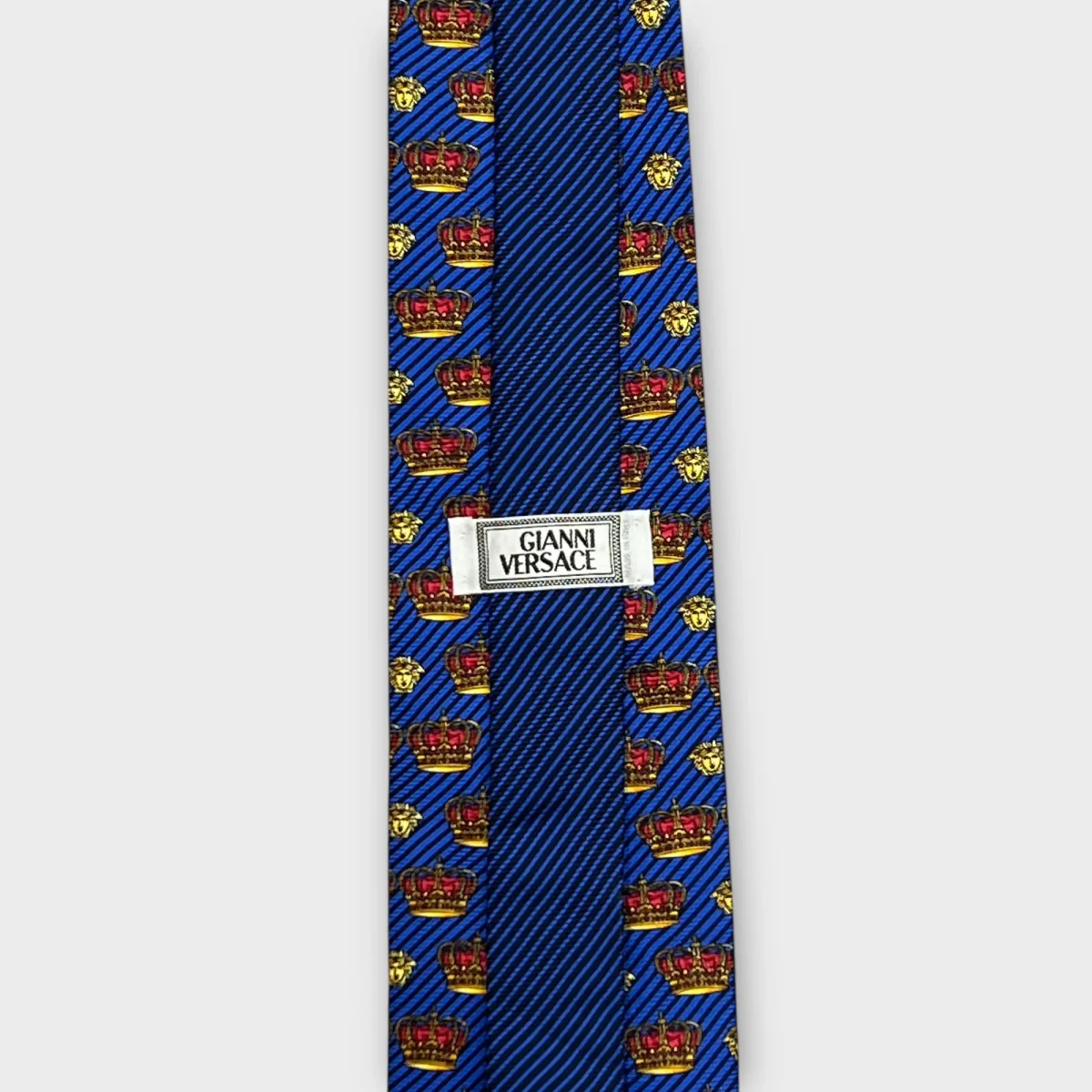 Cravate Versace Made in Italy 100% Soie - TU – Image 3