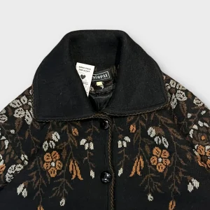 Veste Laine Vintage Noir - L