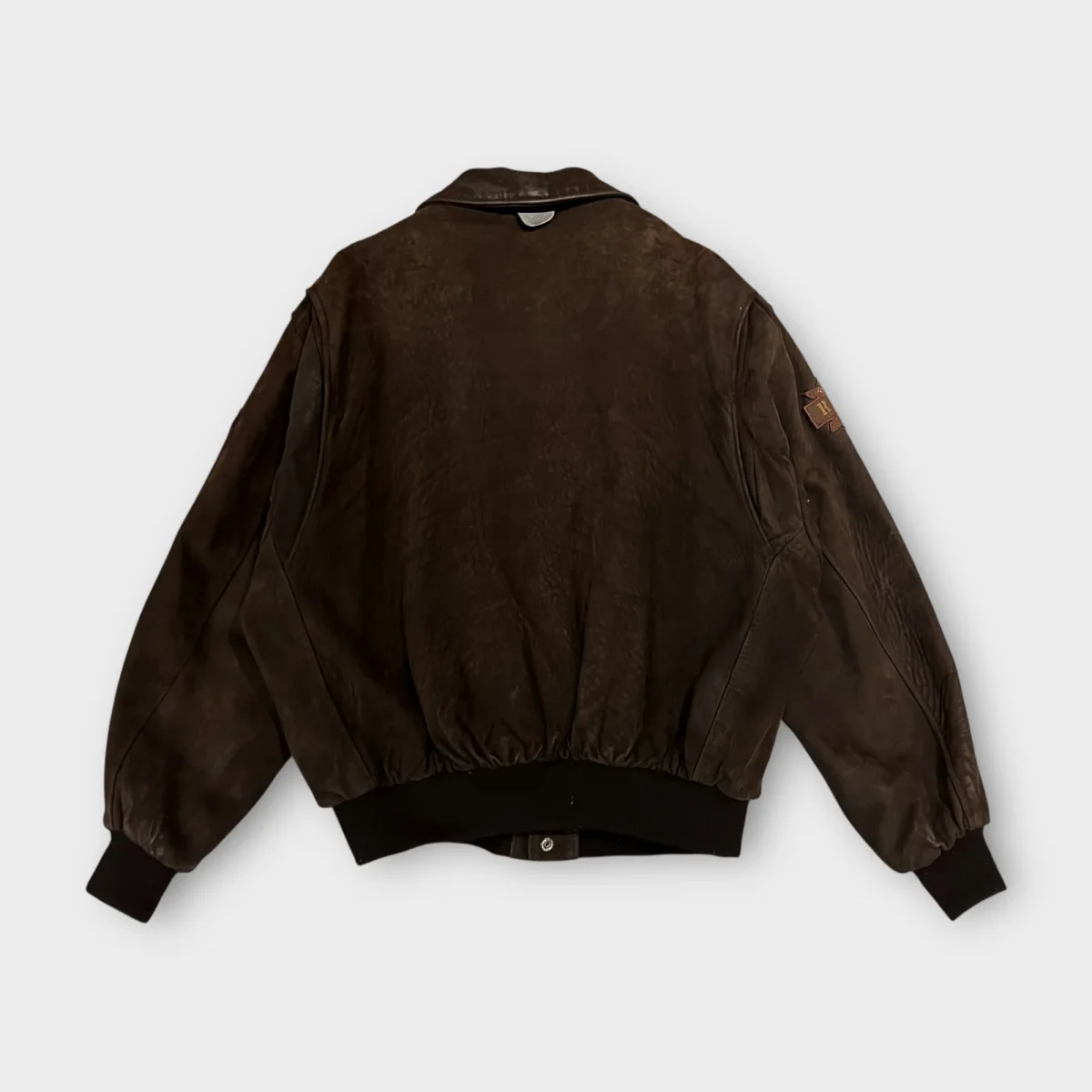 Bomber Cuir Redskins Marron - M – Image 5