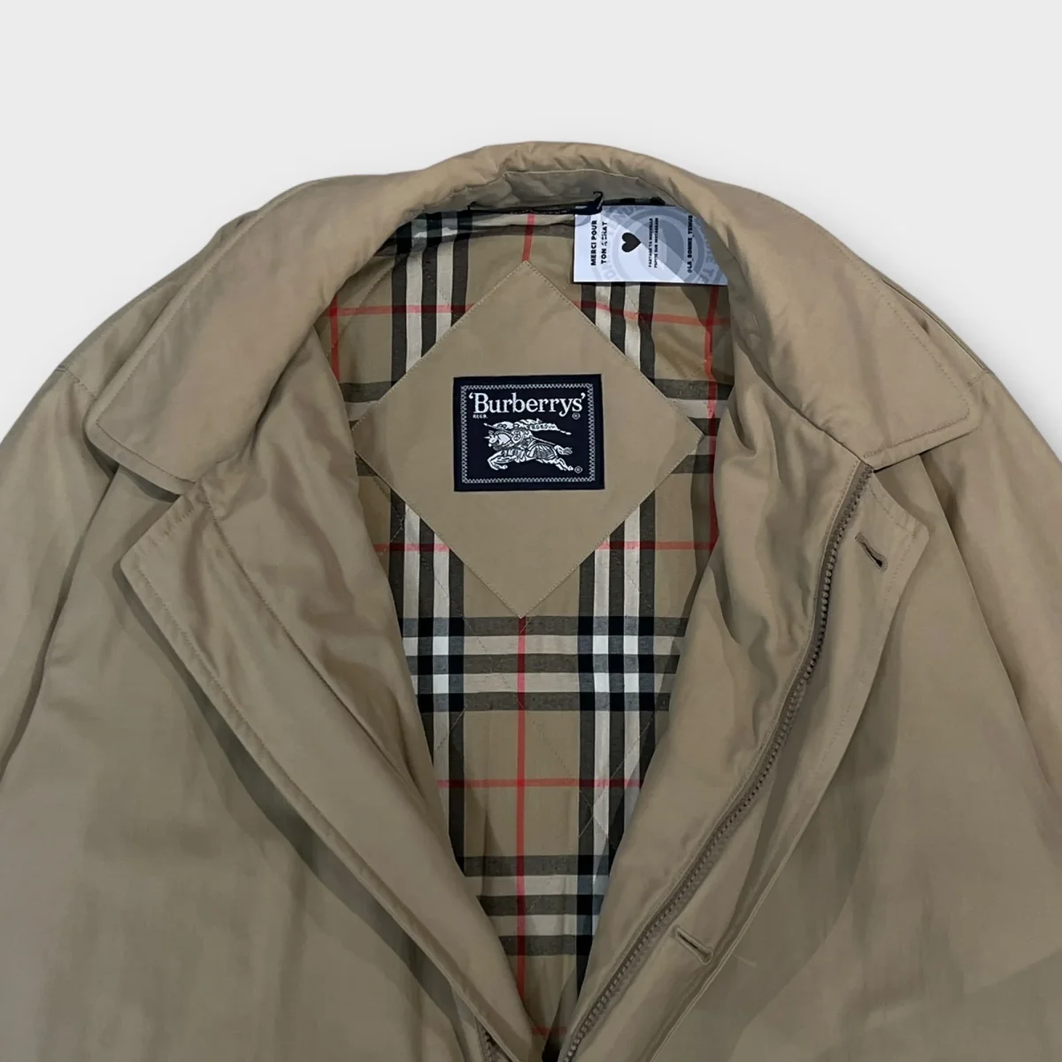 Veste Burberrys' 90's Beige - XL – Image 3
