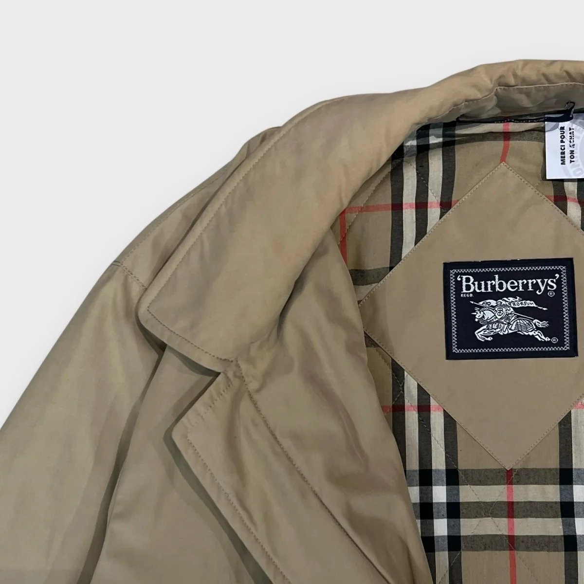 Veste Burberrys' 90's Beige - XL – Image 4