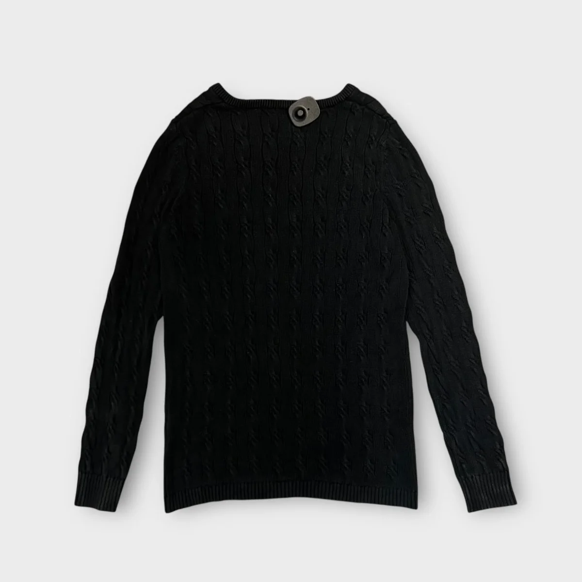 Pull Col V Lacoste Noir - M – Image 5