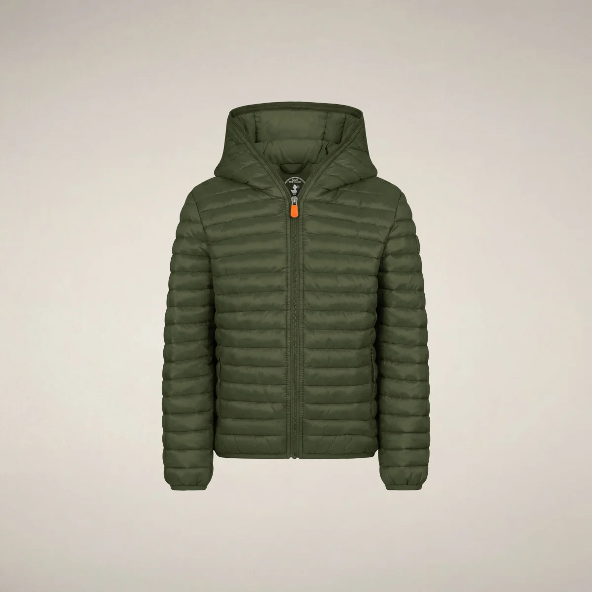 Piumino bambino Huey verde oliva – Image 2